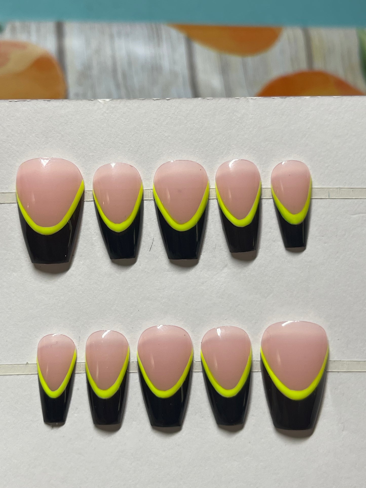 Black French with Neon