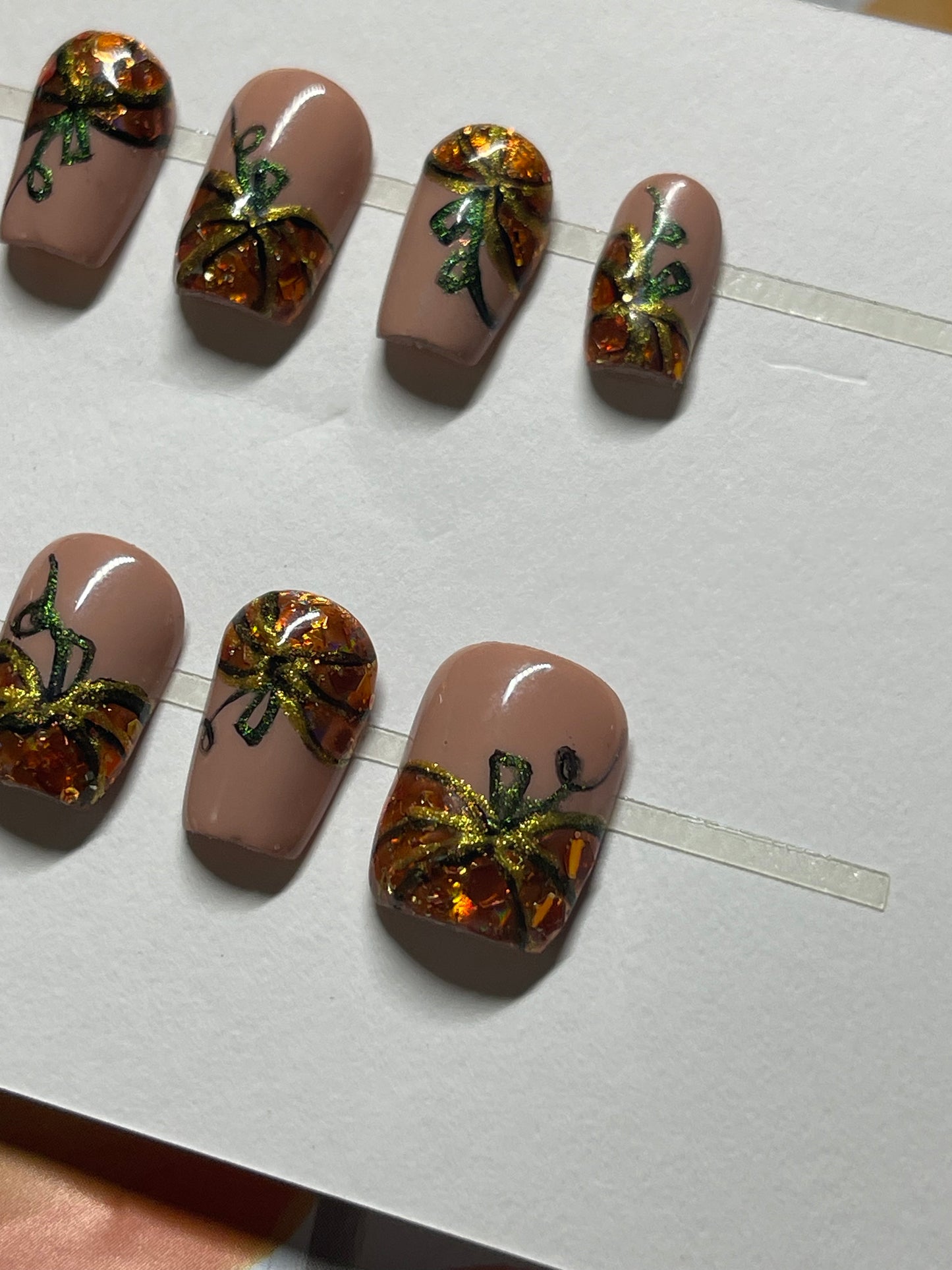 Glitter Pumpkins