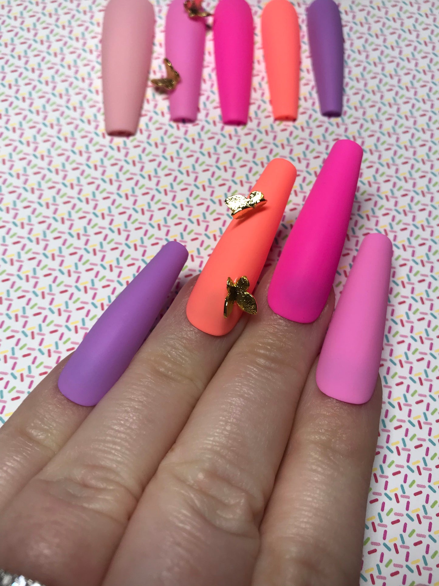 Summer Gold Butterflies