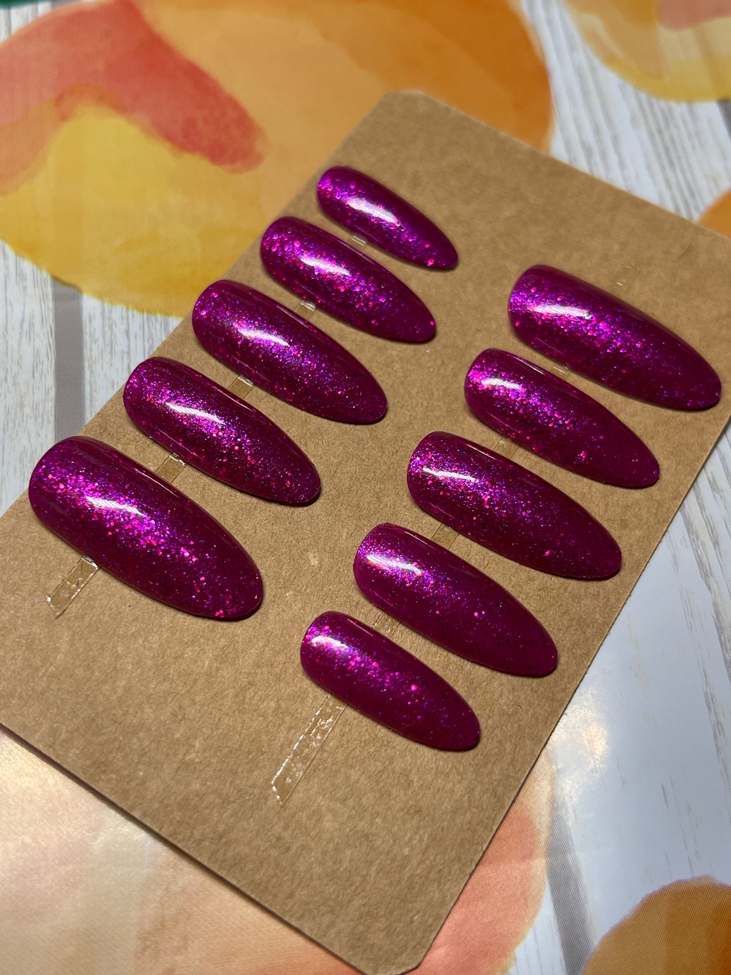 Fuchsia glitter