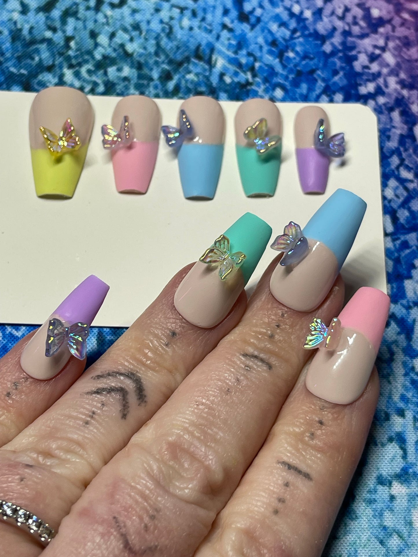 Pastel French Butterflies