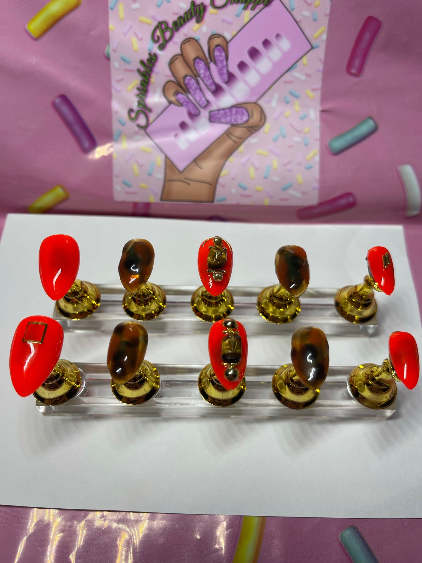 Tortoise Orange Glam