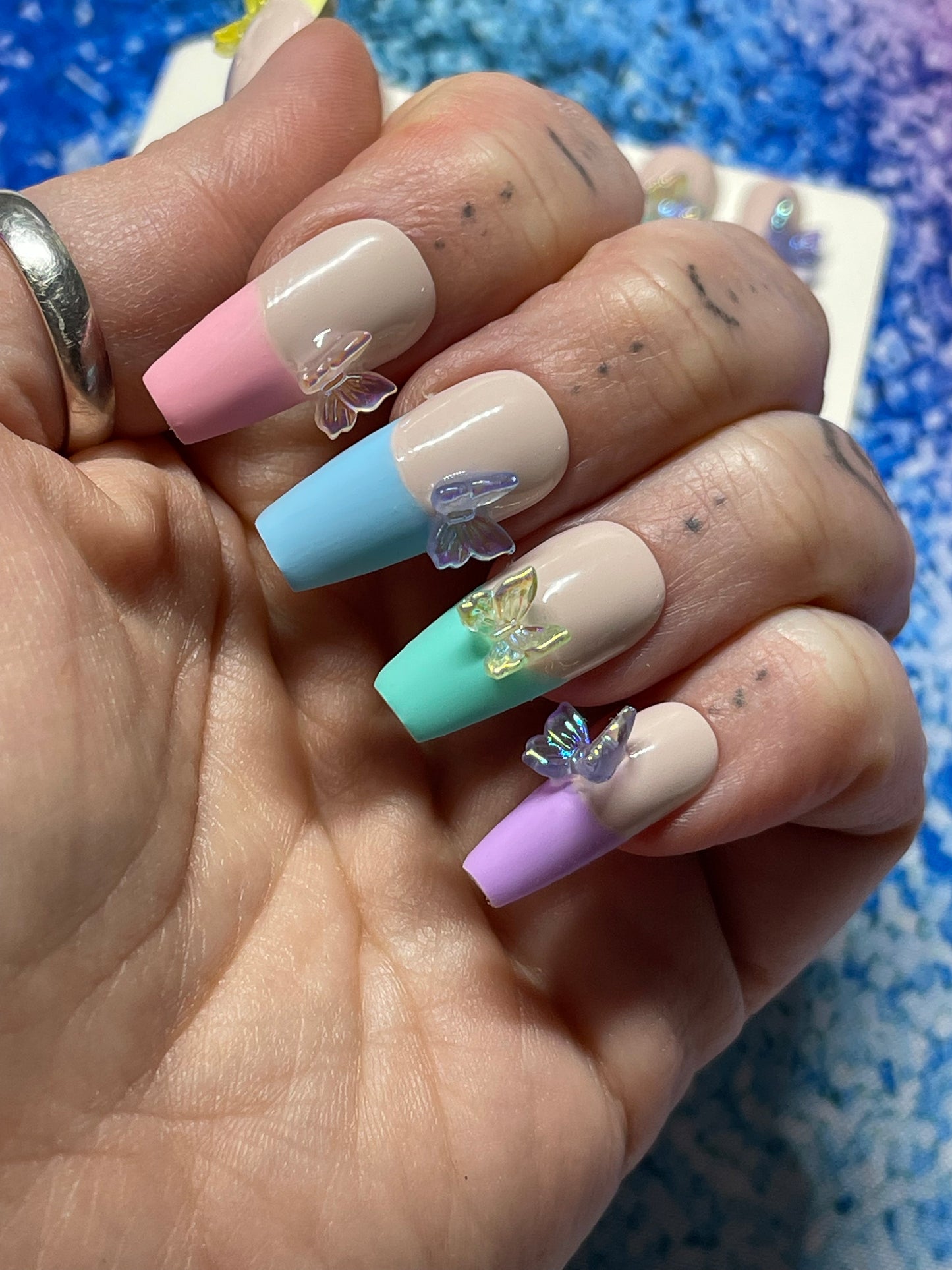 Pastel French Butterflies