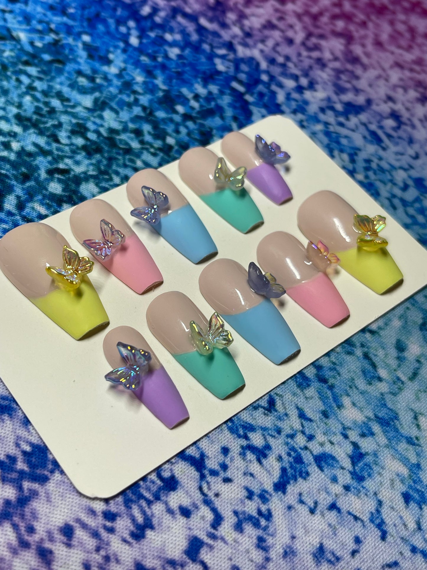 Pastel French Butterflies